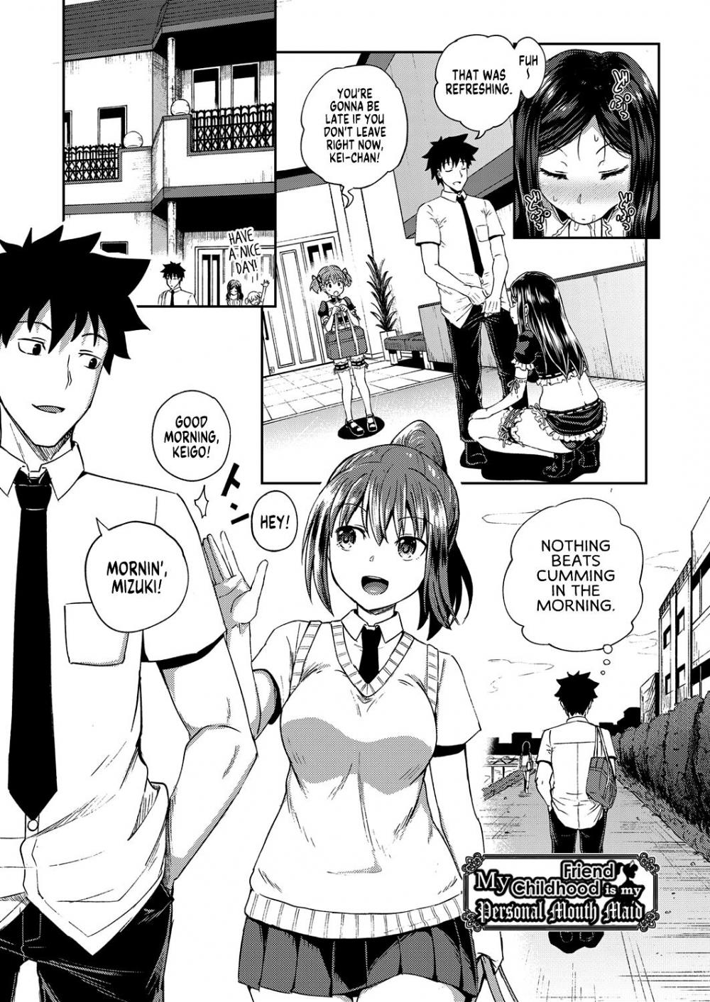 Hentai Manga Comic-My Childhood Friend is my Personal Mouth Maid-v22m-v22m-v22m-Chapter 1-2